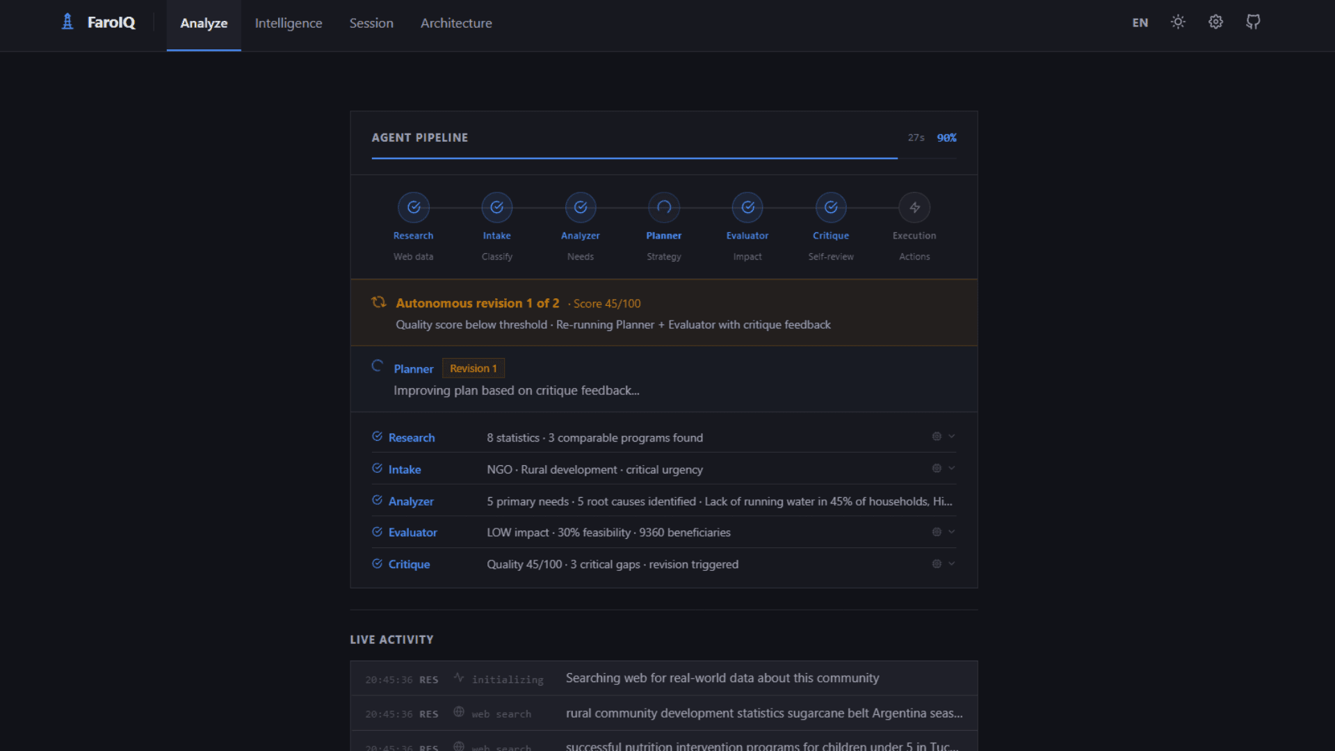 FaroIQ - screenshot 1