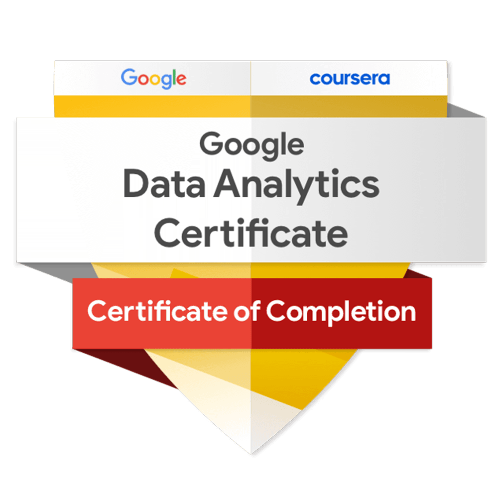 Google Data Analytics Professional Certificate